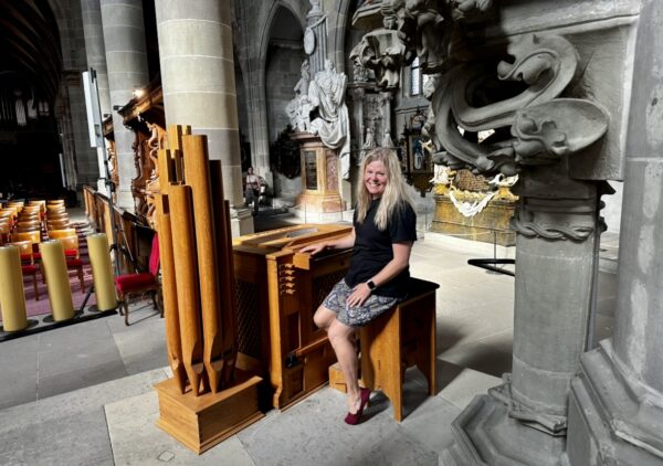 Organistin Orgel St. Michael Schwäbisch Hall