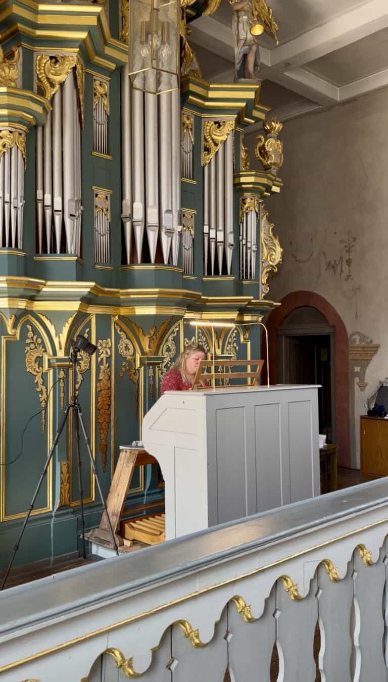 Spieltisch Kegelladen Orgel Reinheim