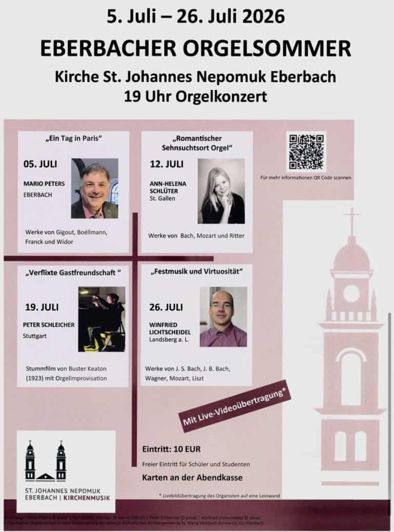 Konzert Eberbacher Orgelsommer