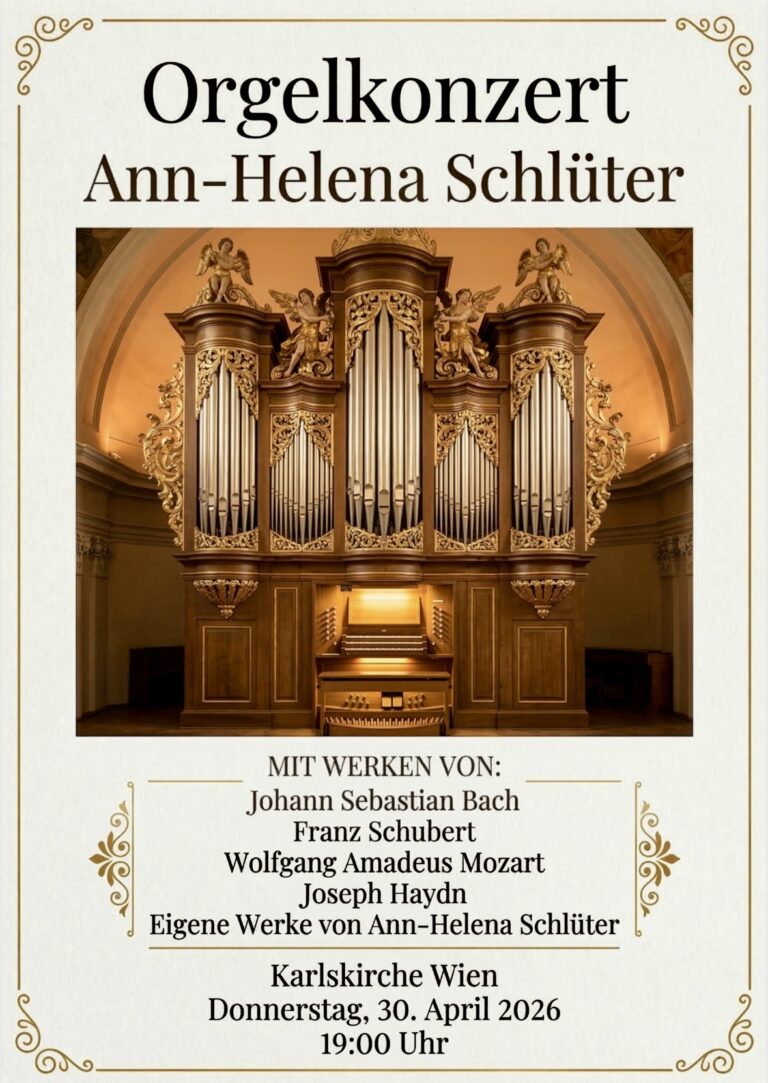 Wien Karlskirche Plakat