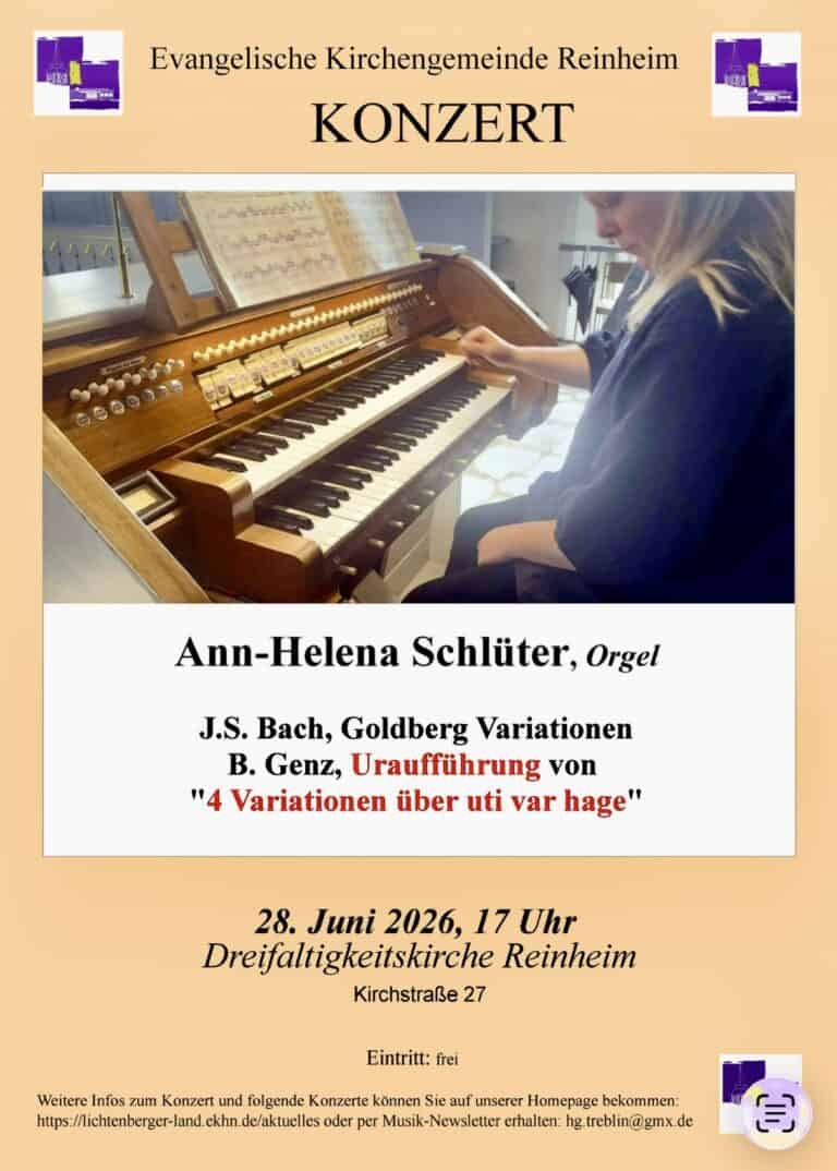 Konzert Reinheim 2026