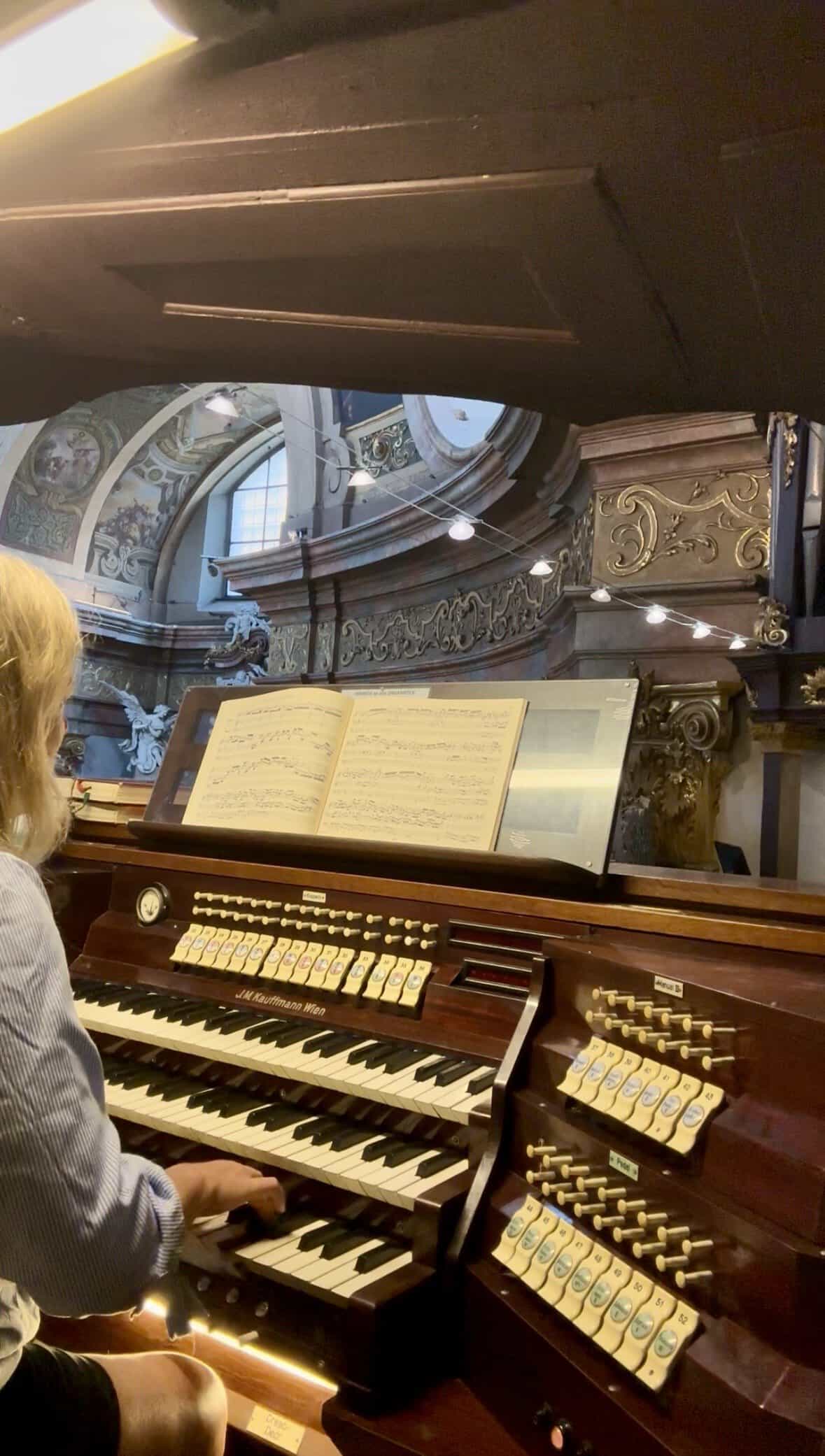 Peterskirche Wien Organistin