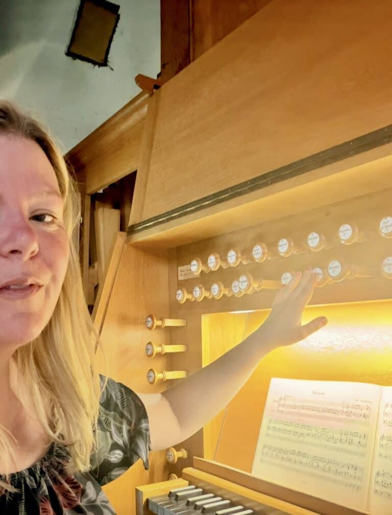Organistin Overmann Orgel Kulturkirche Hüffenhardt
