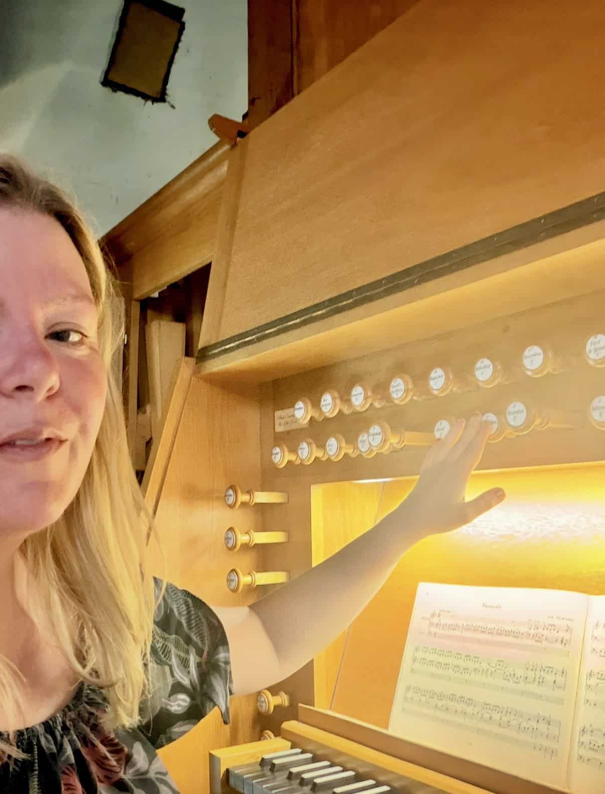 Organistin Overmann Orgel Kulturkirche Hüffenhardt