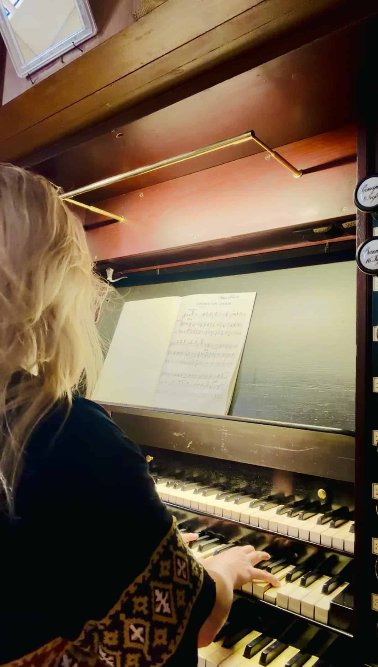 Organistin Orgelsommer Barth Sankt Marien