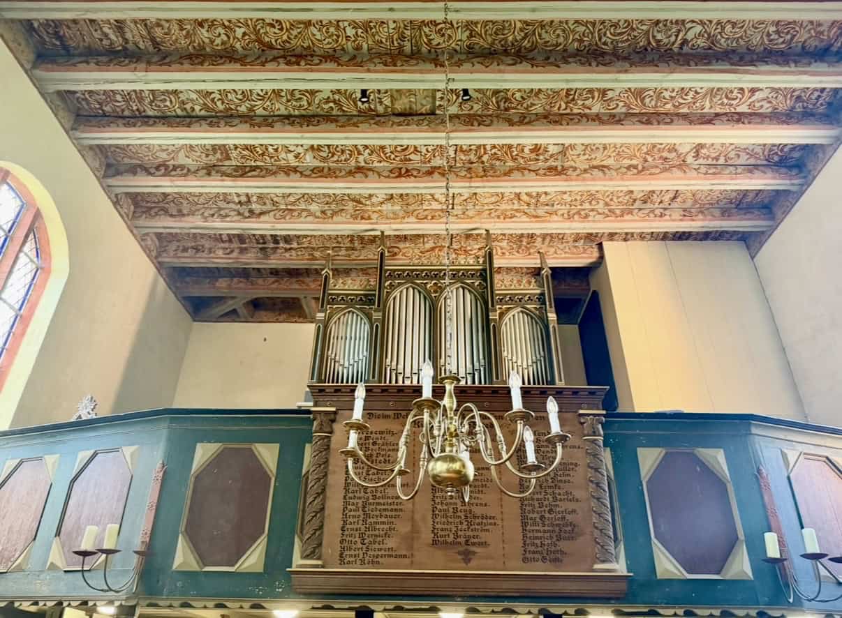 Mehmel Orgel Bodstedt Kirche Ewald