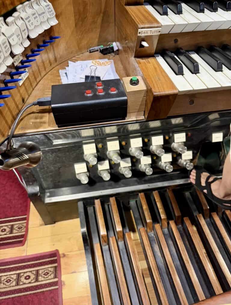 Pedal Rieger Orgel Universitätskirche Budapest