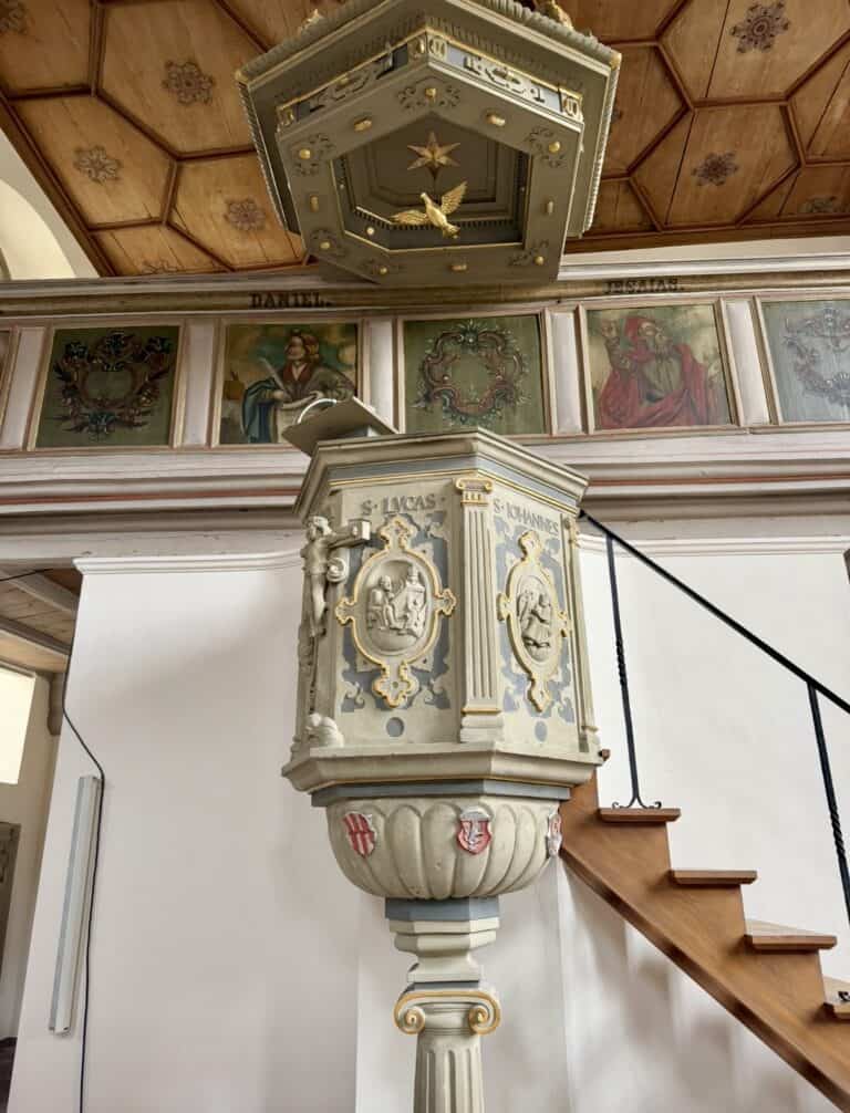 Kanzel Kulturkirche Unterschüpf Baden