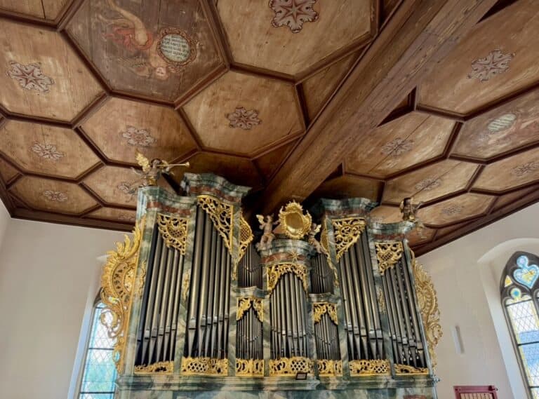 Gehäuse Ehrlich Vleugels Orgel Kulturkirche Boxberg