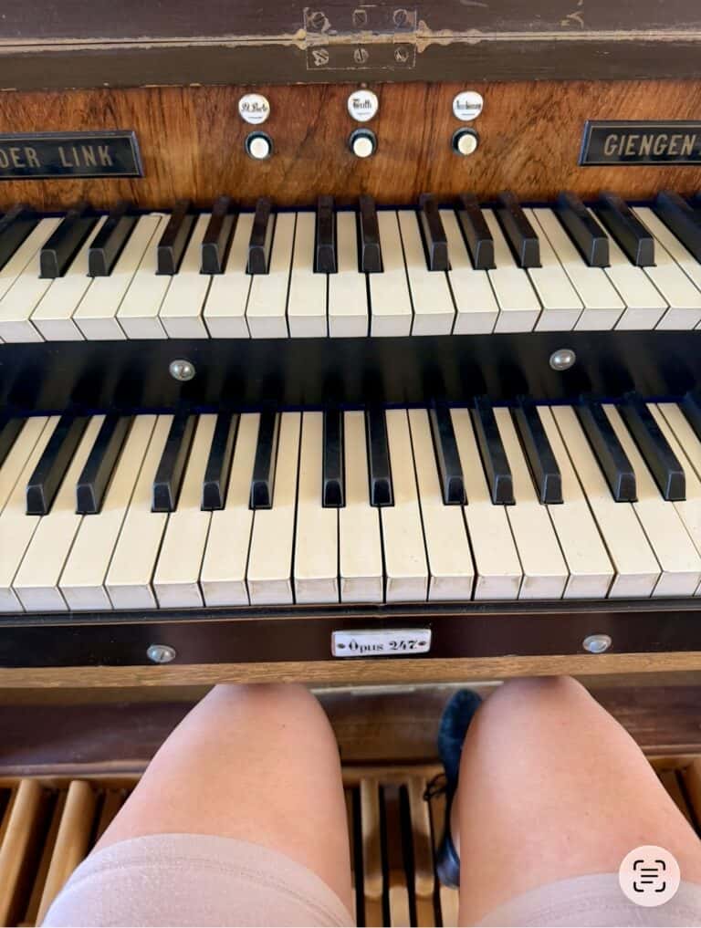 Spieltisch Link Orgel Schweigern Boxberg Martinskirche