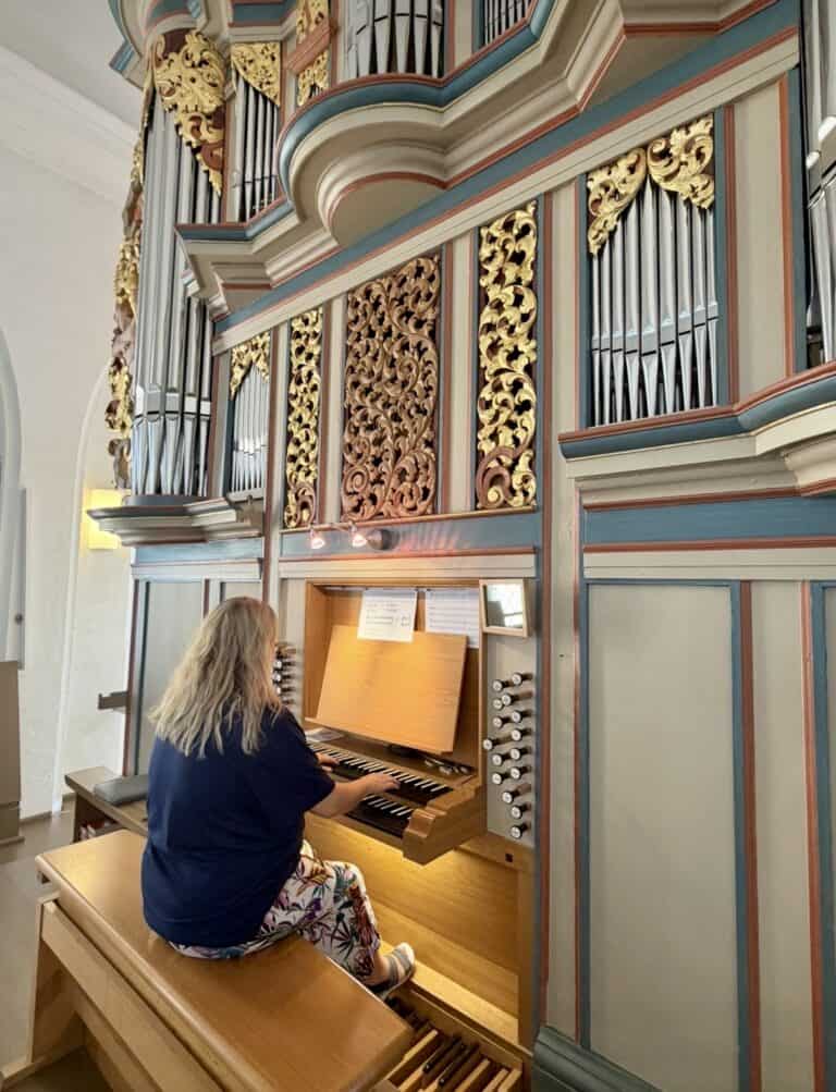 Klais Orgel Schlosskirche Hachenburg Organistin