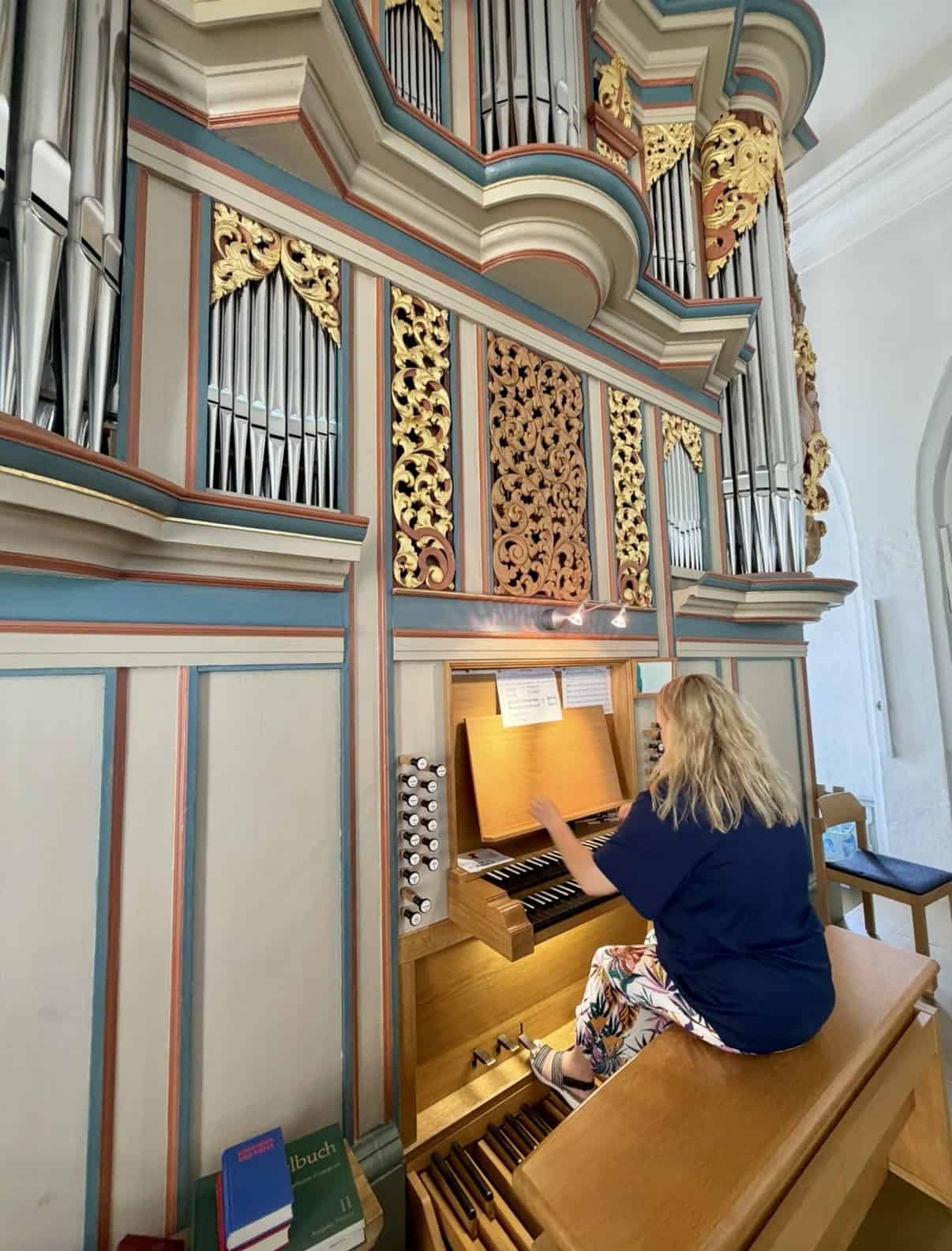 Klais Orgel Schlosskirche Hachenburg Organistin