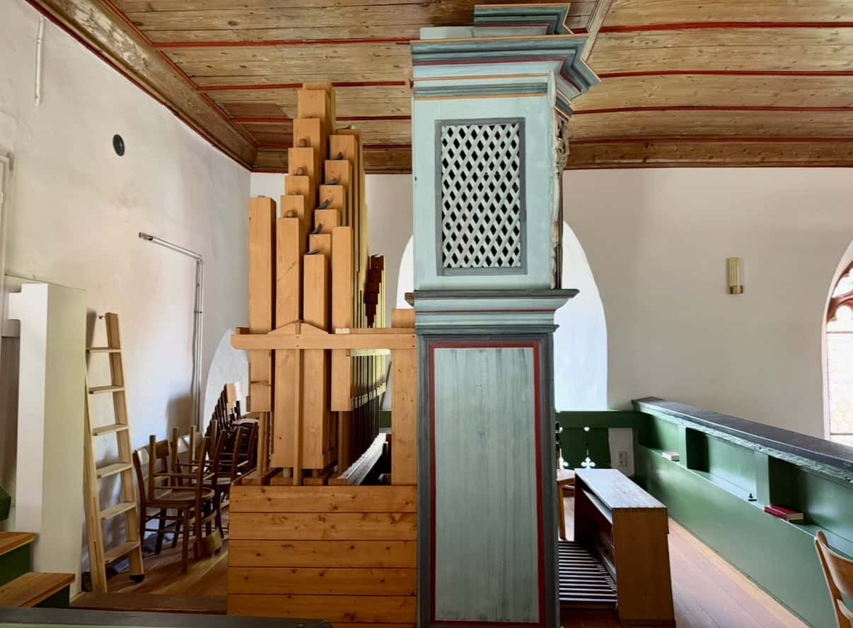 Barockorgel Quellkirche Güttersbach Odenwald Hessen