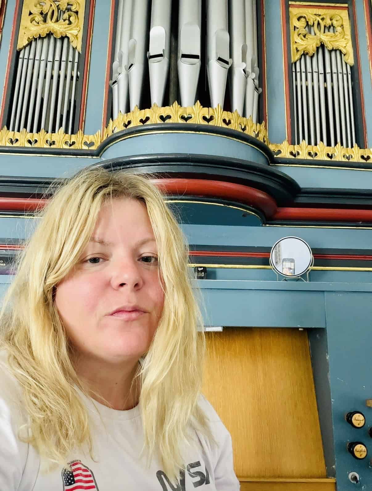 Organistin Schmerbach Bosch Orgel Fürstenhagen Hessisch Lichtenau