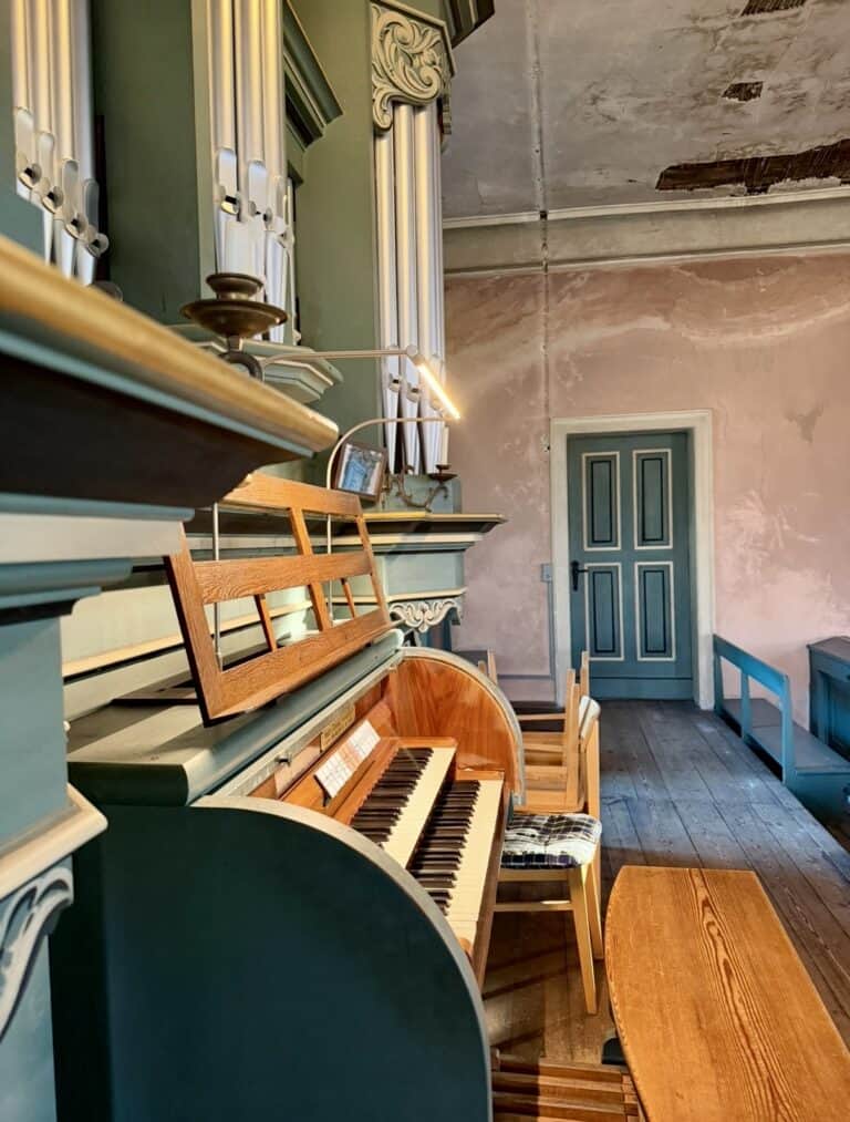 Spieltisch Dinse Orgel Gosen Neu Zittau