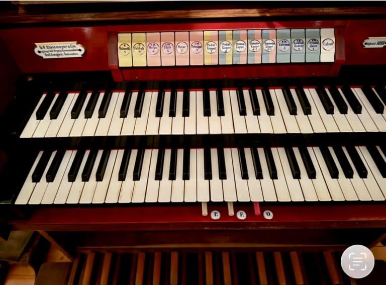 Manuale Steinmeyer Otto Orgel Kapelle Bütthard