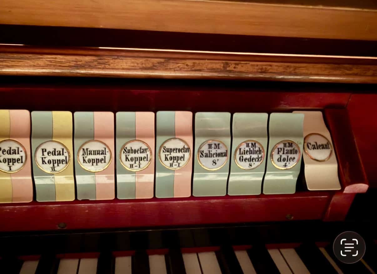 Register Steinmeyer Orgel Marienkapelle
